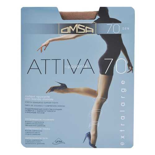 Колготки Omsa ATTIVA 70 / Camoscio (Темный загар) / 5 (XL) в COLINS