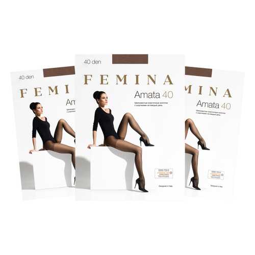 Колготки женские FEMINA Amata 40 легкий загар 4 (L) в COLINS