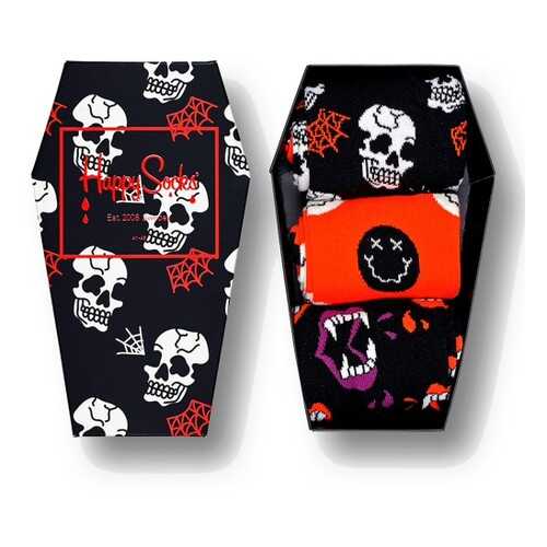 Носки Happy Socks Halloween 3-Pack Gift Box разноцветные 40-46 в COLINS