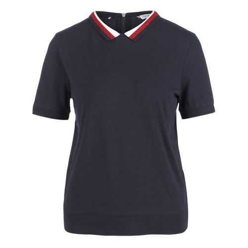 Поло женское Tommy Hilfiger WW0WW27534 синее L в COLINS