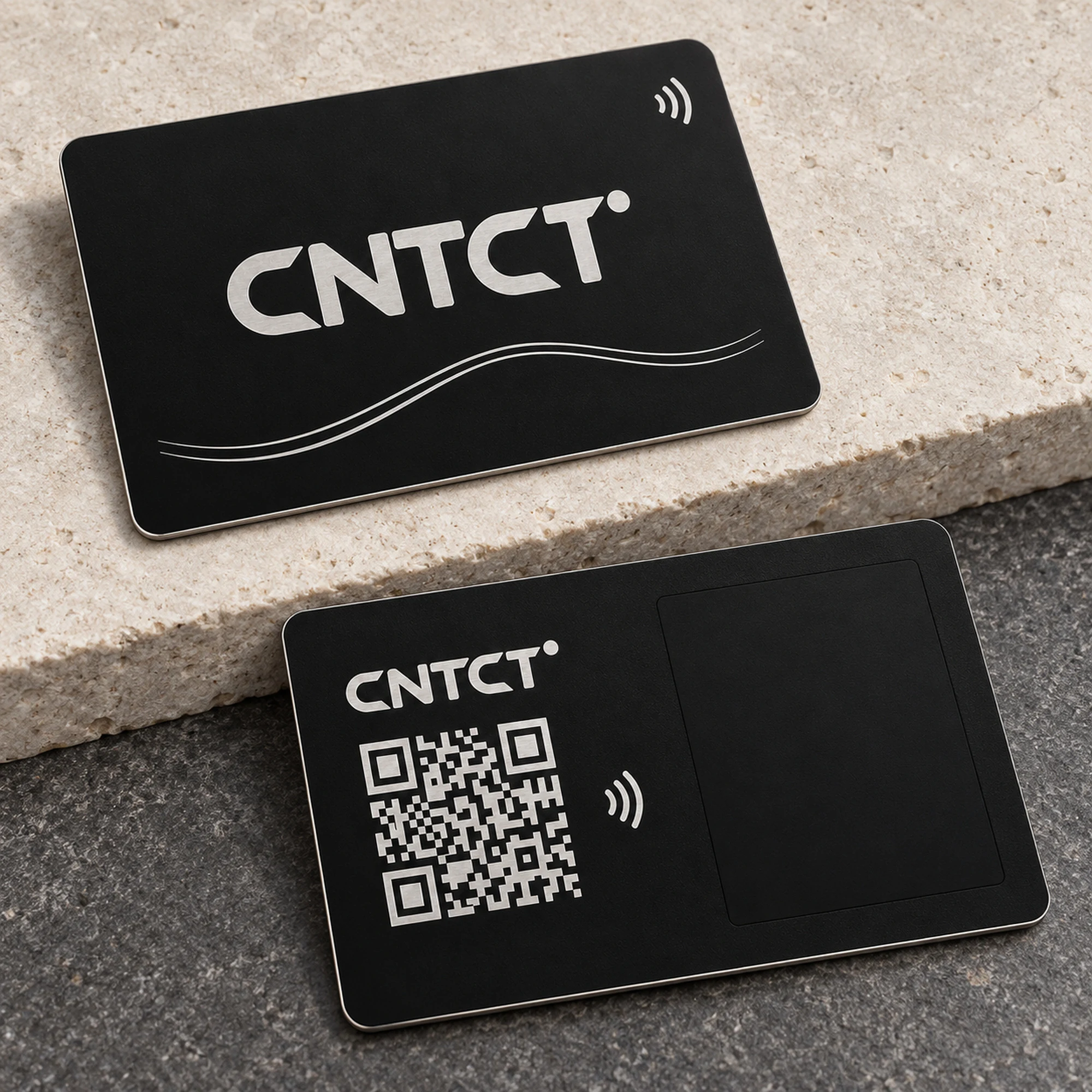 CNTCT · Серебряный сигнал — металл · гравировка
