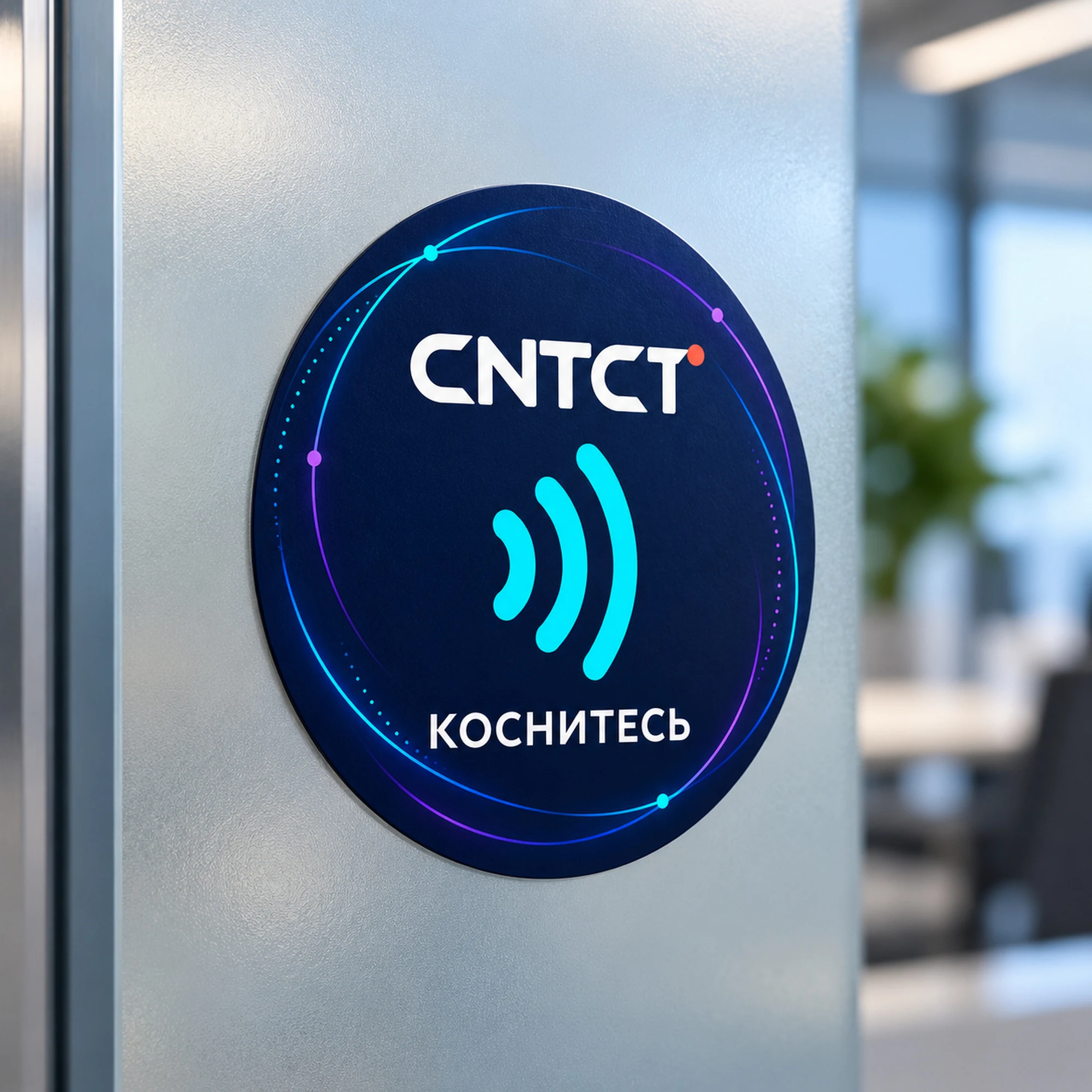 CNTCT · Орбита — метка Ø50 мм · обычная